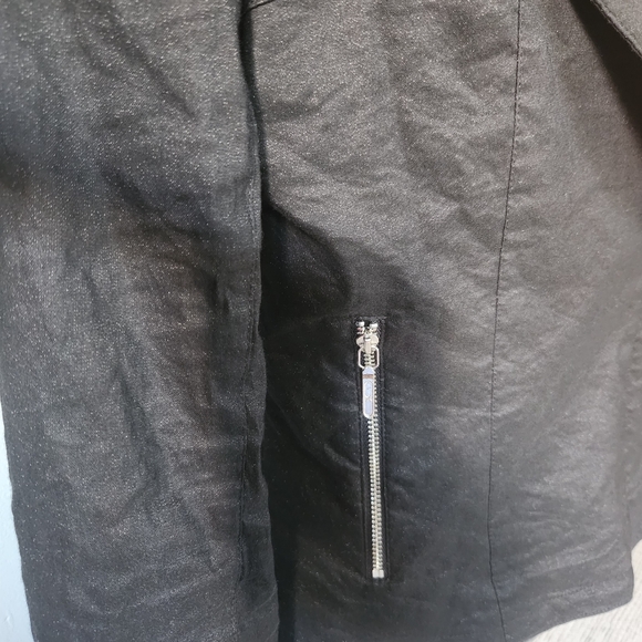 Nicole Miller Moto Biker Jacket Sz S - Picture 4 of 6